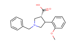 trans-1-benzyl-4-(2-methoxyphenyl)pyrrolidine-3-carboxylic acid
