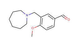 3-azepan-1-ylmethyl-4-methoxy-benzaldehyde