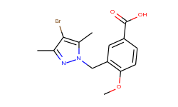 3-[(4-bromo-3,5-dimethyl-1h-pyrazol-1-yl)methyl]-4-methoxybenzoic acid