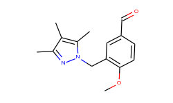 4-methoxy-3-[(3,4,5-trimethyl-1h-pyrazol-1-yl)-methyl]benzaldehyde