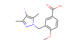3-[(4-iodo-3,5-dimethyl-1h-pyrazol-1-yl)methyl]-4-methoxybenzoic acid