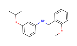 3-isopropoxy-n-(2-methoxybenzyl)aniline