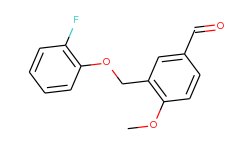 3-[(2-fluorophenoxy)methyl]-4-methoxybenzaldehyde
