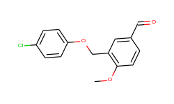 3-[(4-chlorophenoxy)methyl]-4-methoxybenzaldehyde