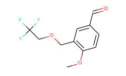 4-methoxy-3-[(2,2,2-trifluoroethoxy)methyl]-benzaldehyde