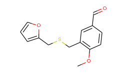 3-{[(2-furylmethyl)thio]methyl}-4-methoxybenzaldehyde