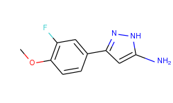 5-(3-fluoro-4-methoxy-phenyl)-2h-pyrazol-3-ylamine