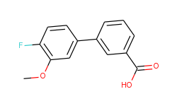 4-fluoro-3-methoxybiphenyl-3-carboxylic acid