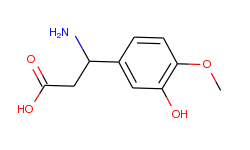 3-amino-3-(3-hydroxy-4-methoxy-phenyl)-propionic acid
