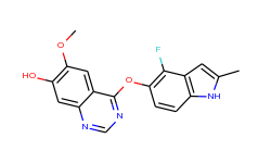 4-(4-fluoro-2-methyl-1h-indol-5-yloxy)-6-methoxyquinazolin-7-ol