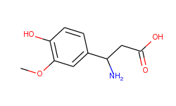 3-amino-3-(4-hydroxy-3-methoxy-phenyl)-propionic acid