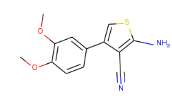 2-amino-4-(3,4-dimethoxyphenyl)thiophene-3-carbonitrile