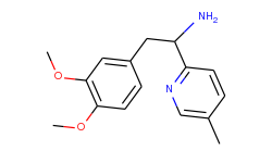 2-(3,4-dimethoxy-phenyl)-1-(5-methyl-pyridin-2-yl) ethylamine