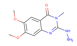 2-hydrazino-6,7-dimethoxy-3-methylquinazolin-4(3h)-one