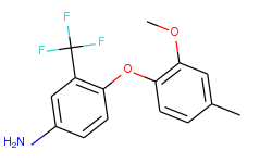 4-(2-methoxy-4-methylphenoxy)-3-(trifluoromethyl)-phenylamine