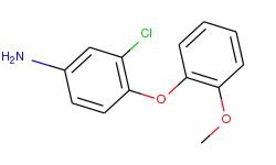 3-chloro-4-(2-methoxyphenoxy)phenylamine