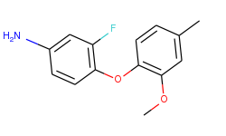 3-fluoro-4-(2-methoxy-4-methylphenoxy)aniline