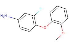 3-fluoro-4-(2-methoxyphenoxy)phenylamine