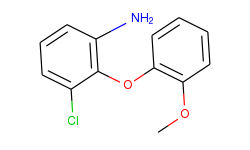 3-chloro-2-(2-methoxyphenoxy)phenylamine
