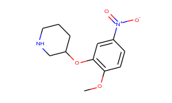 3-(2-methoxy-5-nitrophenoxy)piperidine