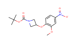 tert-butyl 3-(2-methoxy-4-nitrophenoxy)azetidine-1-carboxylate