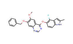 7-(benzyloxy)-4-(4-fluoro-2-methyl-1h-indol-5-yloxy)-6-methoxyquinazoline