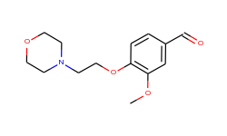 3-methoxy-4-(2-morpholin-4-yl-ethoxy)-benzaldehyde
