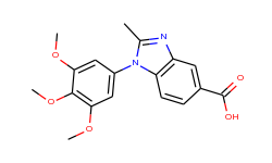 2-methyl-1-(3,4,5-trimethoxyphenyl)-1h-benzimidazole-5-carboxylic acid