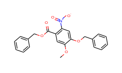 benzyl 4-(benzyloxy)-5-methoxy-2-nitrobenzoate