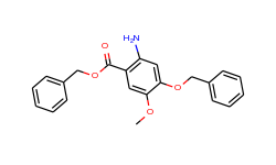 benzyl 2-amino-4-(benzyloxy)-5-methoxybenzoate