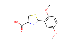 2-(2,5-dimethoxy-phenyl)-thiazolidine-4-carboxylic acid