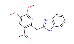 1-[2-(1h-benzimidazol-2-ylmethyl)-4,5-dimethoxyphenyl]ethanone