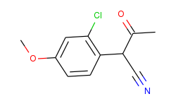 2-(2-chloro-4-methoxyphenyl)-3-oxobutyronitrile
