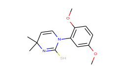 1-(2,5-dimethoxyphenyl)-4,4-dimethyl-1,4-dihydropyrimidine-2-thiol