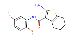 2-amino-n-(2,5-dimethoxyphenyl)-4,5,6,7-tetrahydro-1-benzothiophene-3-carboxamide