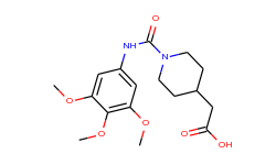 (1-{[(3,4,5-trimethoxyphenyl)amino]-carbonyl}piperidin-4-yl)acetic acid
