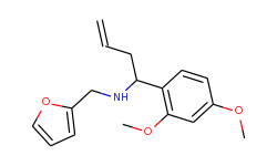 [1-(2,4-dimethoxy-phenyl)-but-3-enyl]-furan-2-ylmethyl-amine