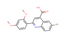 6-bromo-2-(2,4-dimethoxyphenyl)quinoline-4-carboxylic acid