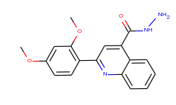 2-(2,4-dimethoxyphenyl)quinoline-4-carbohydrazide