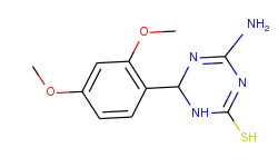 4-amino-6-(2,4-dimethoxyphenyl)-1,6-dihydro-1,3,5-triazine-2-thiol