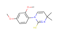 1-(2,4-dimethoxyphenyl)-4,4-dimethyl-1,4-dihydropyrimidine-2-thiol