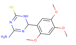 4-amino-6-(2,4,5-trimethoxyphenyl)-1,6-dihydro-1,3,5-triazine-2-thiol