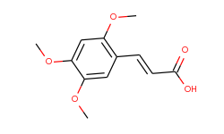 2,4,5-trimethoxycinnamic acid