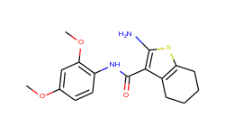 2-amino-n-(2,4-dimethoxyphenyl)-4,5,6,7-tetrahydro-1-benzothiophene-3-carboxamide
