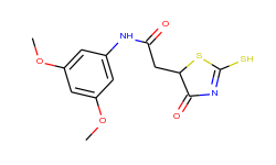n-(3,5-dimethoxyphenyl)-2-(2-mercapto-4-oxo-4,5-dihydro-1,3-thiazol-5-yl)acetamide