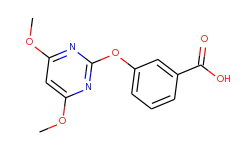 3-[(4,6-dimethoxypyrimidin-2-yl)oxy]benzoic acid
