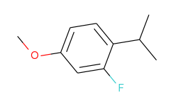 2-(2-fluoro-4-methoxyphenyl)propane