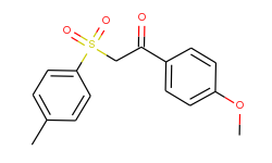 1-(4-methoxyphenyl)-2-[(4-methylphenyl)sulfonyl]-1-ethanone