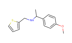 [1-(4-methoxy-phenyl)-ethyl]-thiophen-2-ylmethyl-amine
