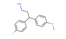 3-(4-fluoro-phenyl)-3-(4-methoxy-phenyl)-propylamine